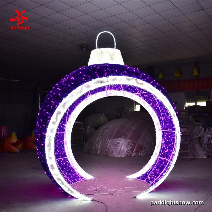 Large LED Christmas Ornament Archway Customizable Size & Color suppliers