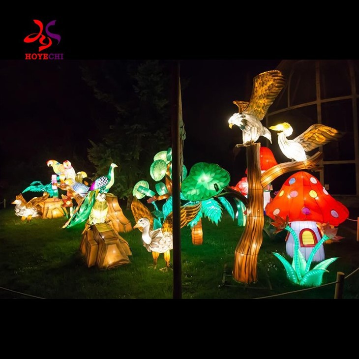 Outdoor Animals Lantern Festival Animal Lantern Show Panda Theme Park Zoo Lantern